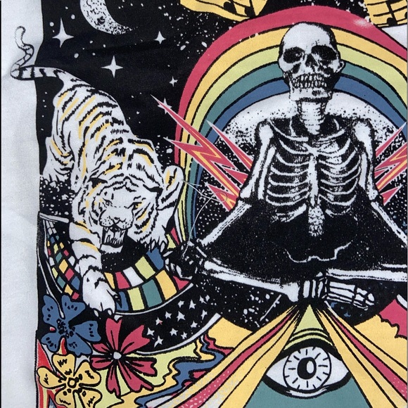 LAST- Boho Dreamland & Swallows Skeleton Tee - Picture 6 of 7
